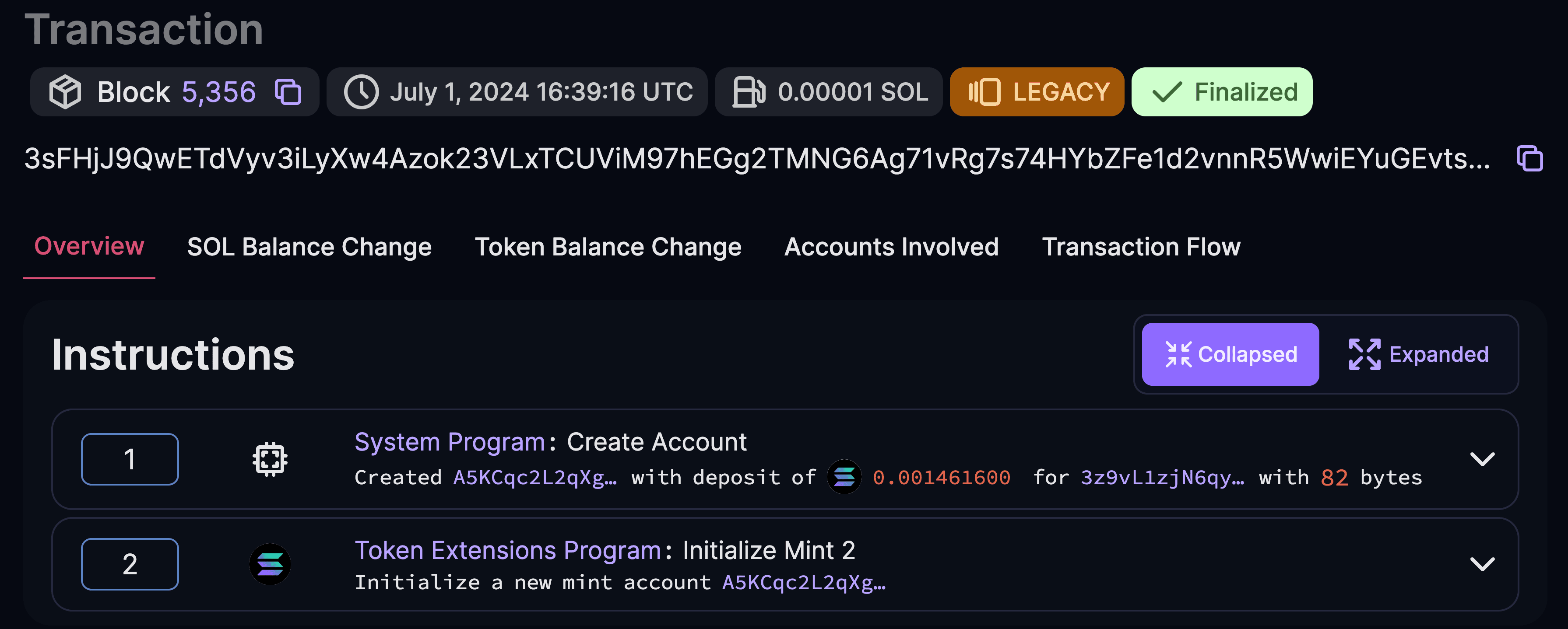 Create Token