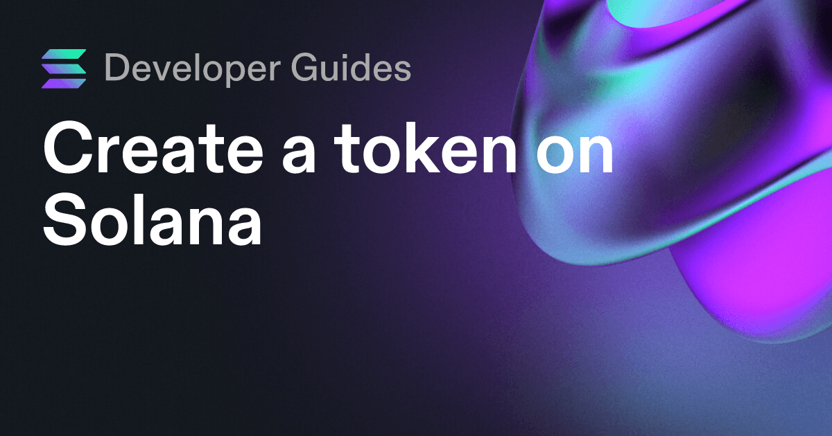 Create a token on Solana